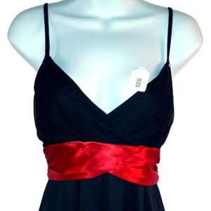 M - BYER CALIFORNIA - MINI DRESS – BLACK/RED